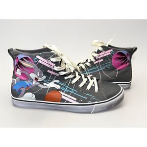 Space Jam A NEW LEGACY Men's Gray Tune Squad Hi Top Sneakers Size 11 Bugs Bunny